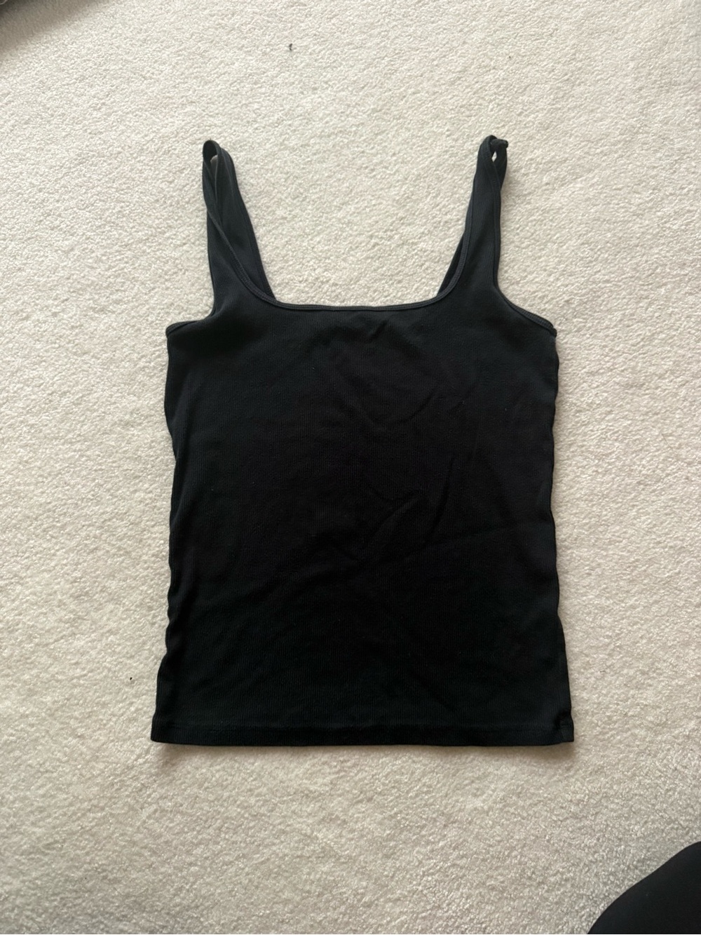 Abercrombie & Fitch Black Scoop Neck Tank Top